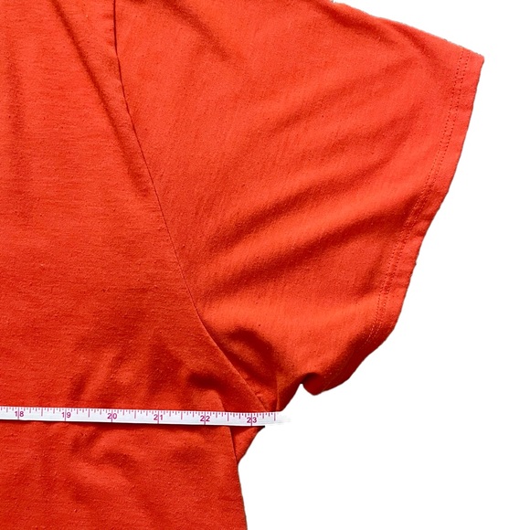 Lularoe Classic Tunic Tee Orange Cactus Graphic T-shirt Long Flowy - Picture 7 of 8